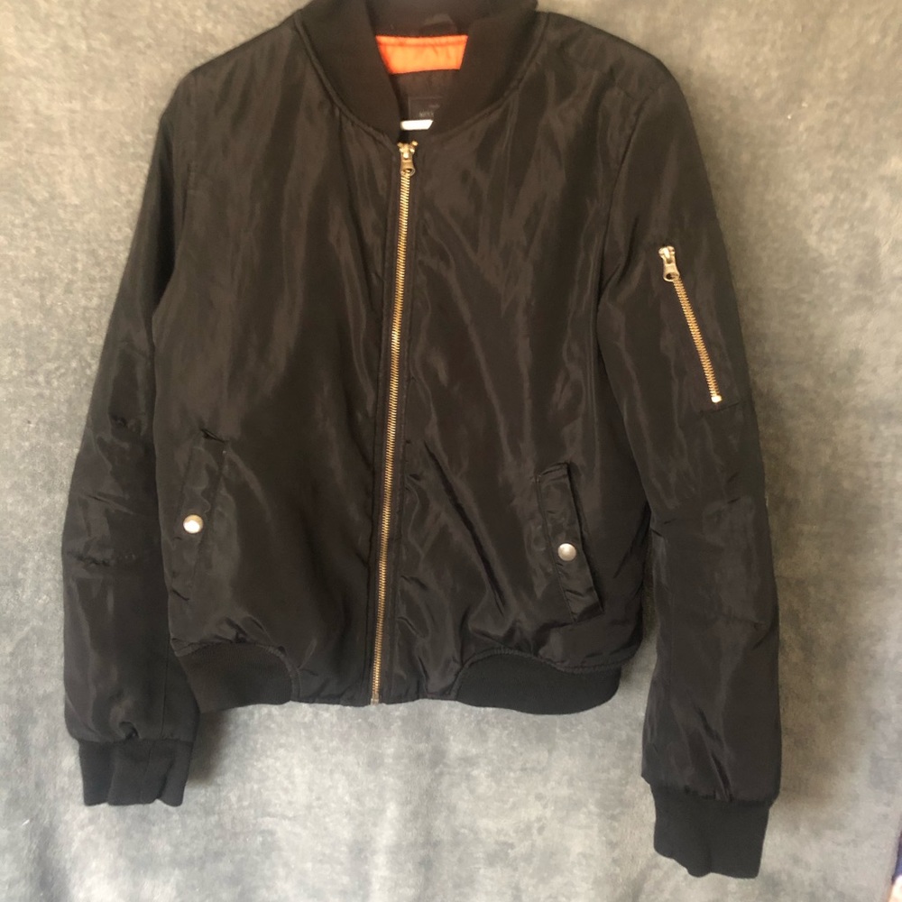 bomber jacket.